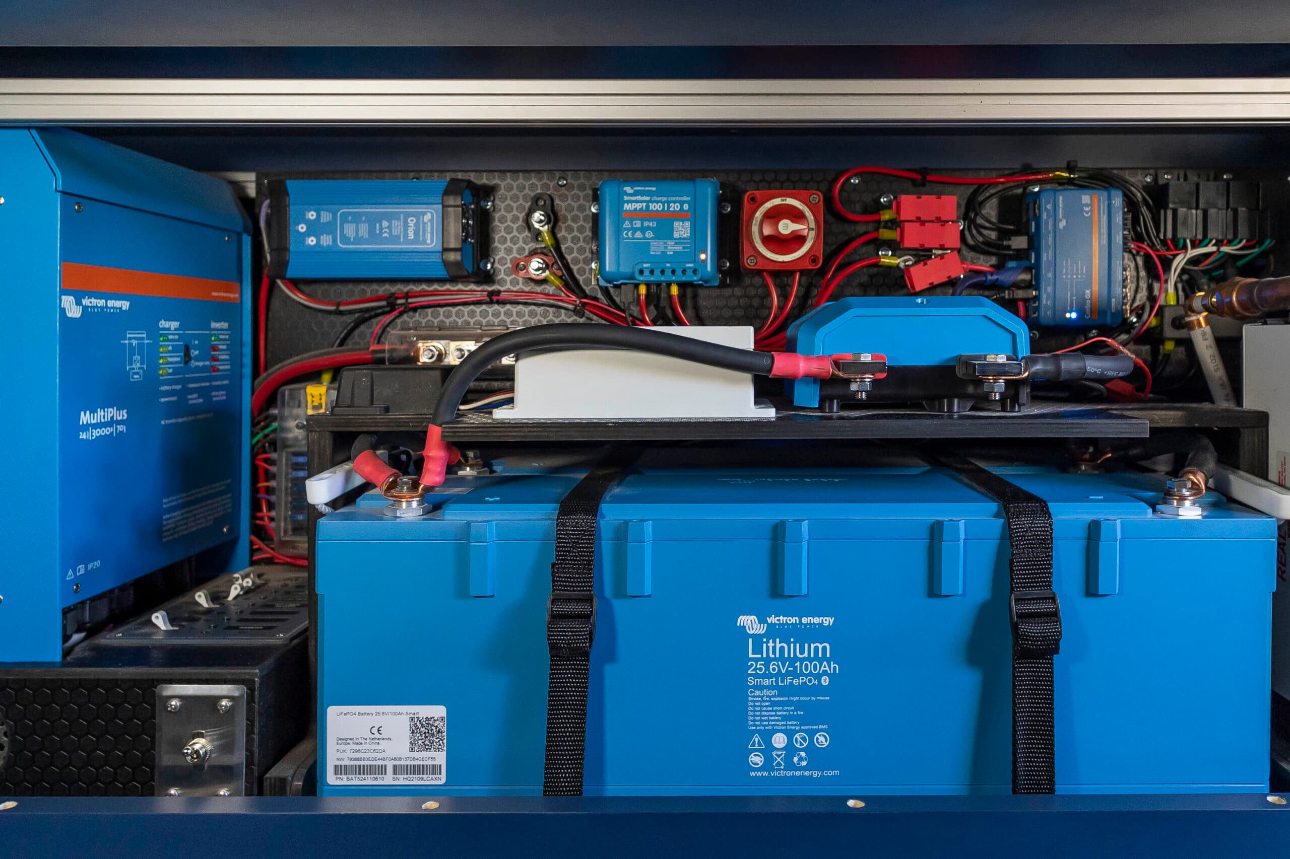 Camper van lithium electrical system install