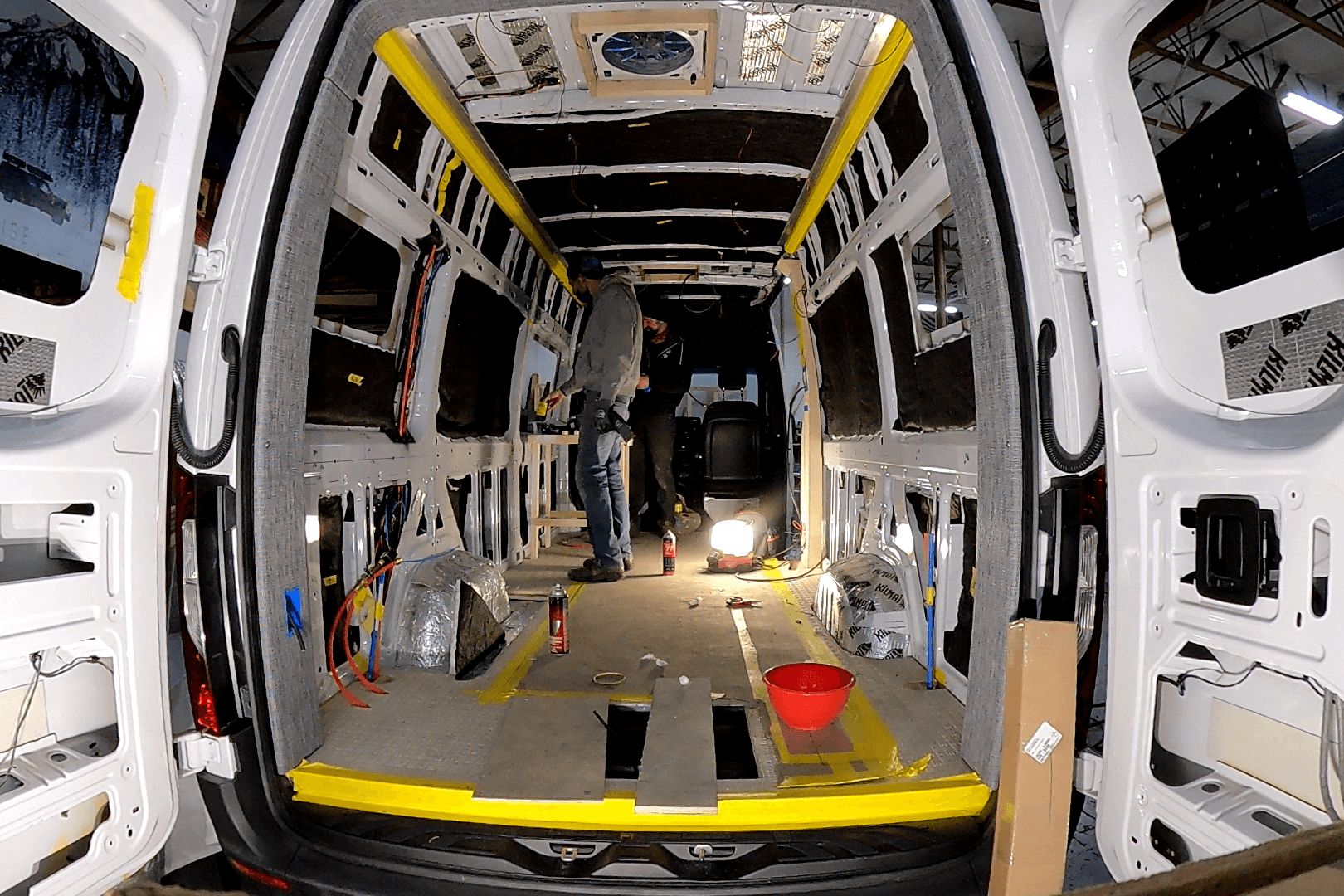 Full camper van buildout by Reparadise