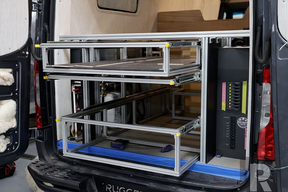Full camper van buildout by Reparadise