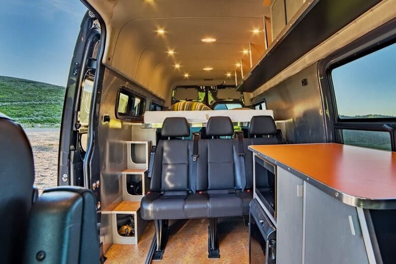 Full camper van buildout by Reparadise