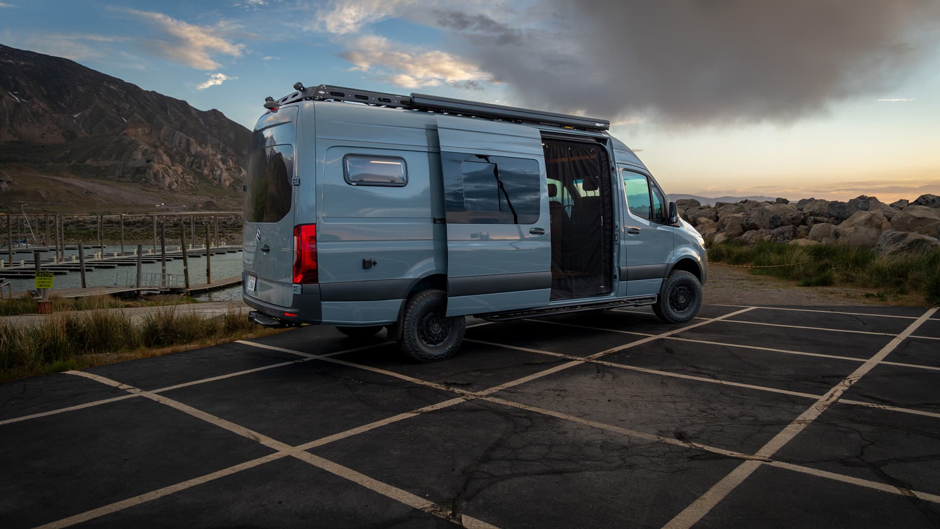 SAGA Van Sprinter Van 170 Exterior at Marina