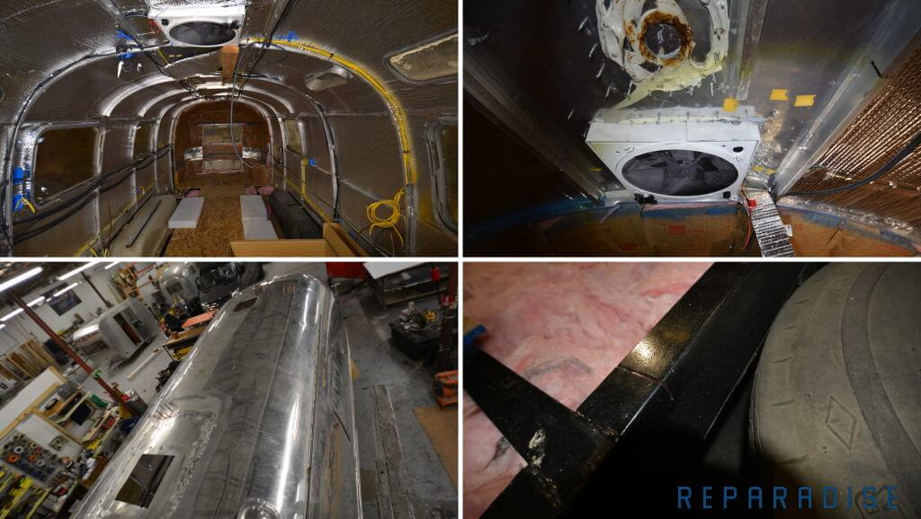 Airstream renovation and restoration