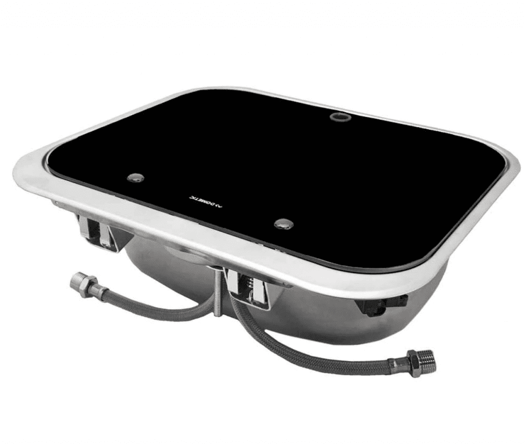 Dometic Stainless Steel Camper Sink w/ Glass Top