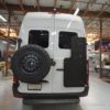 Overside Sprinter Spare tire and Owl Van Sherpa