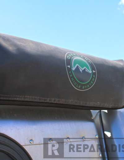 Nomadic Awning on Ford Ranger (OVS Logo)