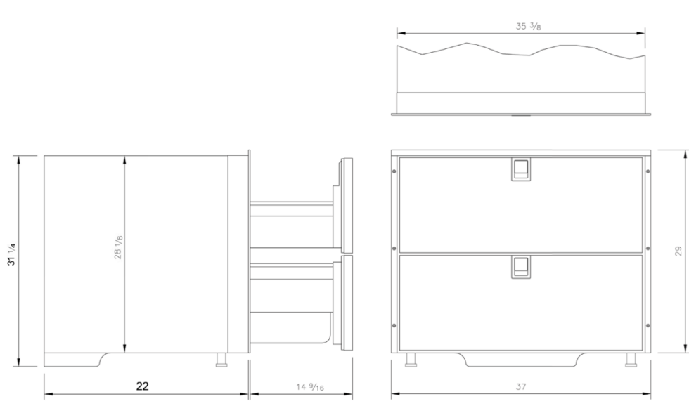 ISOTHERM Drawer 190 Stainless Steel (INOX) - Reparadise